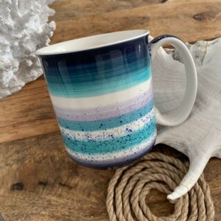 Becher "EIN TAG AM MEER" Keramik 0,35 l