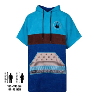 AIRLITE PONCHO BLUE